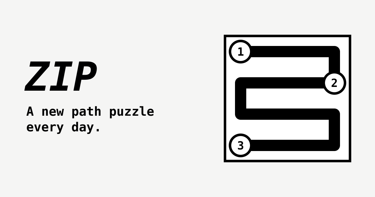 Mouse Zip Lining Zip Daily — Daily Path Puzzle (#23, October 23, 2026)